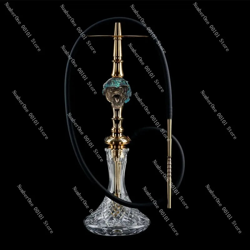 Arabic stainless steel hookah complete set of hookah