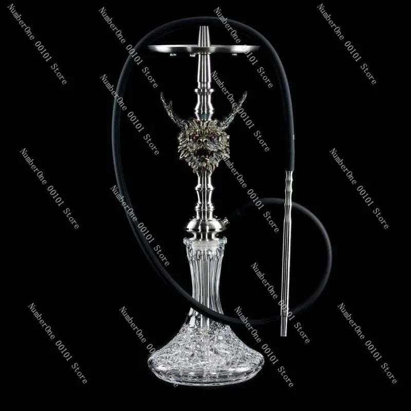 Arabic stainless steel hookah complete set of hookah