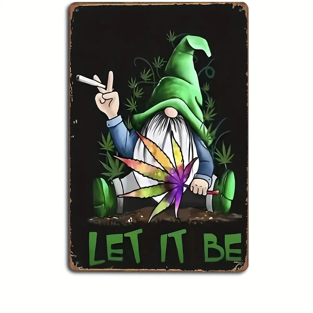 Vintage Weed Limit 420 Posters Metal Iron Tin Sign Plaque Plate for Garage Club Man Cave Bar Home Hotel Cafe Wall Decor Painting